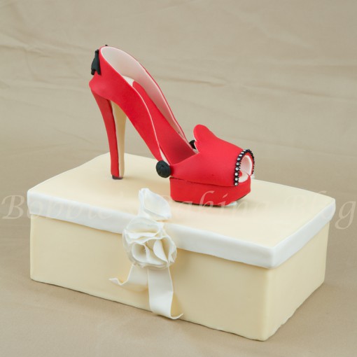 Fondant High Heel Shoe 5th Avenue Cookie Art Academy 