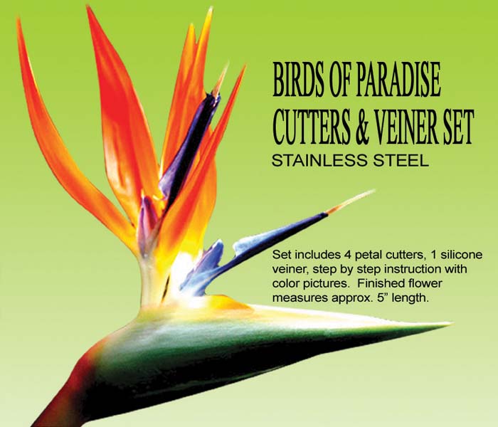 Birds Of Paradise Cutter and Veiner Set
