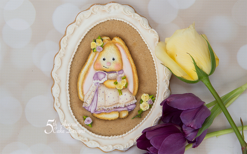 Funny Bunny Cookie Frame 🐰🌹🌱