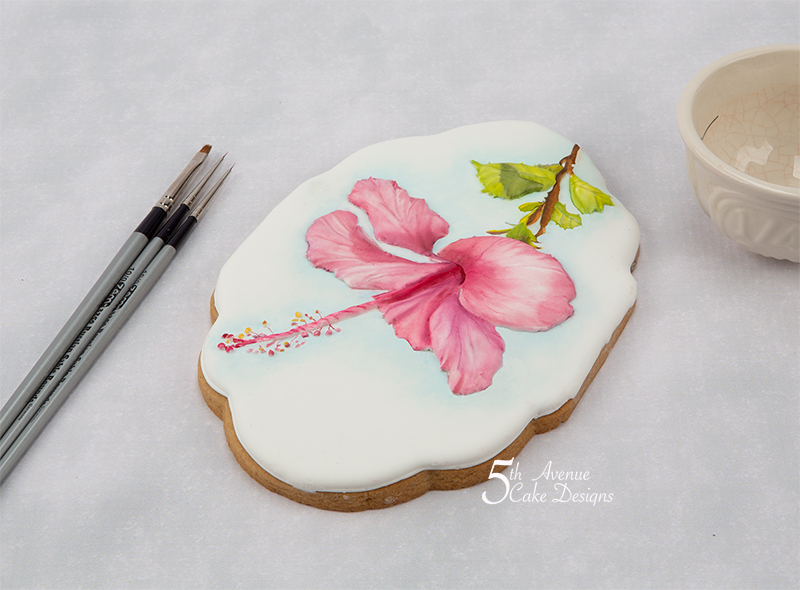 5ᵗʰ  Avenue’s Majestic Hibiscus Flower Cookie Art Course 🌺🍃🎥