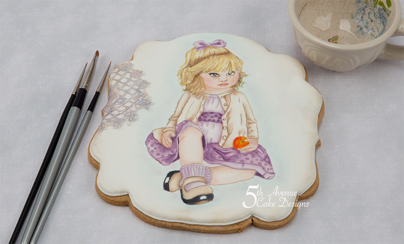 An Age of Innocence Portrait Cookie Art Course 💕 😇👼