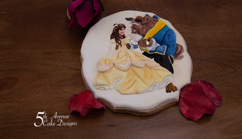 Beauty and the Beast Cookie Art Course 🌹🖌️🎨