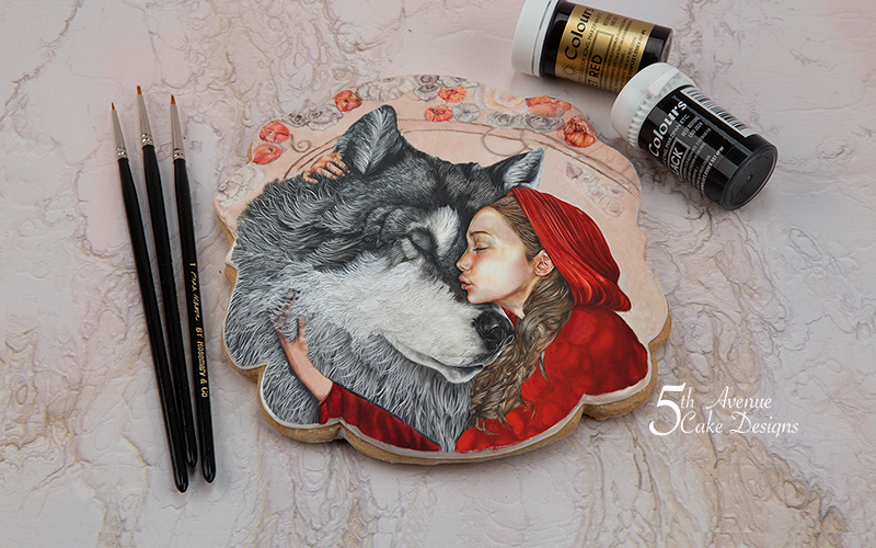 Little Red Riding Hood Fairy Tale Cookie Art Course 🐺☃️🎄