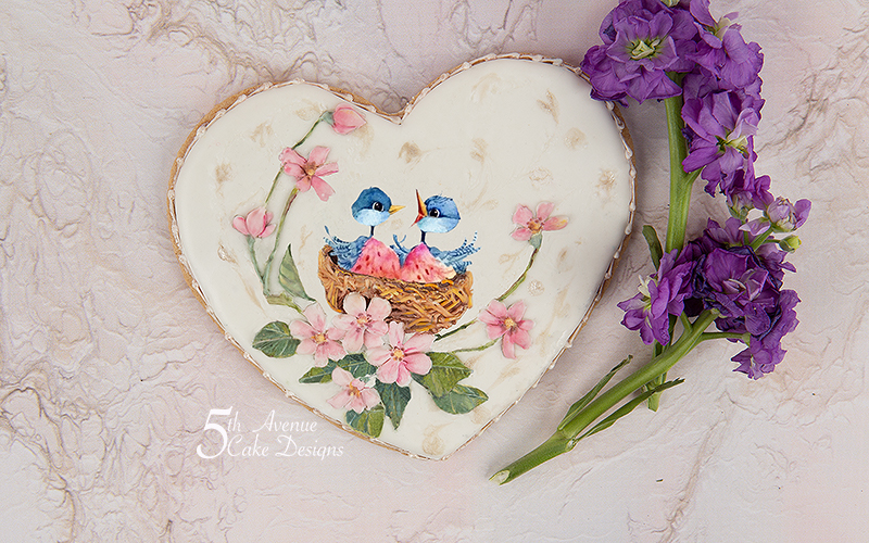5ᵗʰ Avenue’s Two of a Kind Cookie Art Course 🌸🐦💐