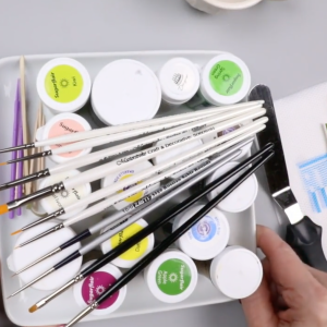 I put together some of my favorite supplies and tools for the workshops.