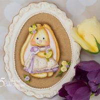 Dimensional Course Funny Bunny Cookie Frame